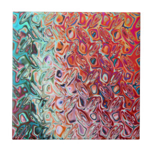 Abstraktes flüssiges Rotes Gel Fliese