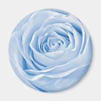 Abstraktes Foto einer hellblauen Rose