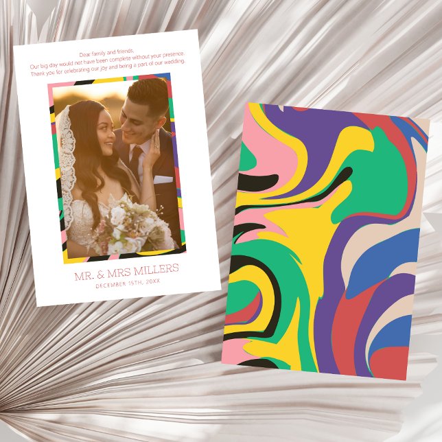 Abstraktes Foto Modernes Dankeskarte (Von Creator hochgeladen)