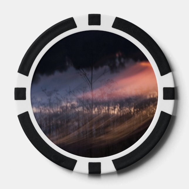 Abstraktes Foto-Pokerjeton Pokerchips (Vorderseite)