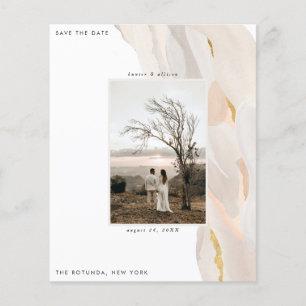 Abstraktes Foto Save the Date Flyer