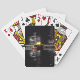 abstraktes Foto, Schiffe Spielkarten