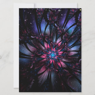 Abstraktes Fraktal Blume Design.