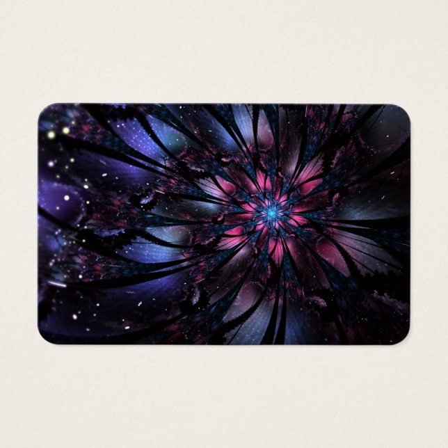 Abstraktes Fraktal Blume Design. (Vorderseite)