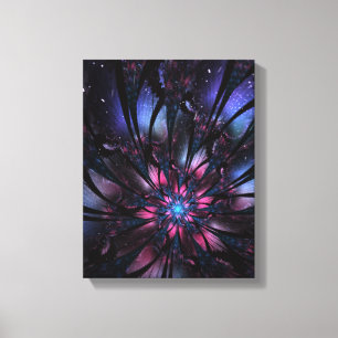 Abstraktes Fraktal Blume Design. Leinwanddruck