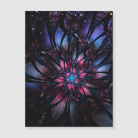 Abstraktes Fraktal Blume Design.