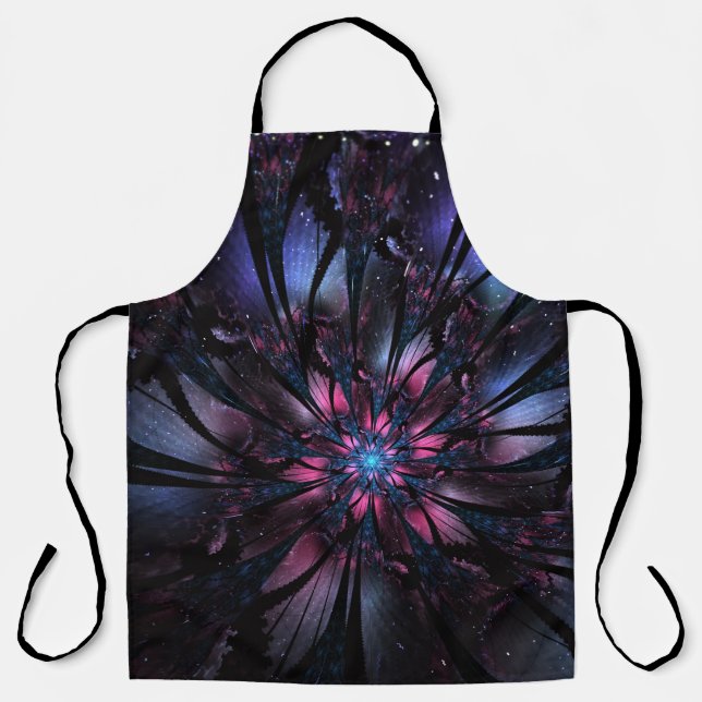 Abstraktes Fraktal Blume Design. Schürze (Vorderseite)