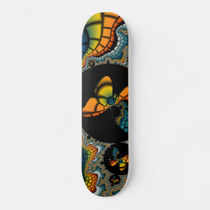 abstraktes Fraktal Butterfly Cacoon Skateboard