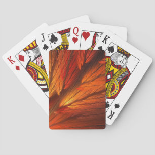 Abstraktes Fraktal für die Standardpositionen Spielkarten