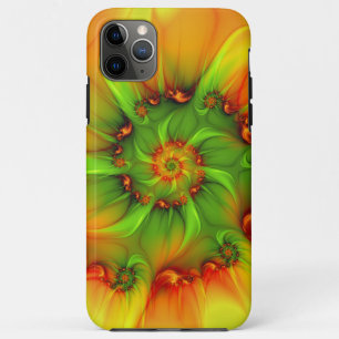 Abstraktes Fraktal im Sommer grün Case-Mate iPhone Hülle