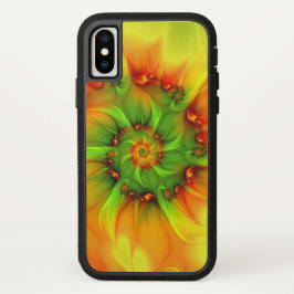 Abstraktes Fraktal im Sommer grün Case-Mate iPhone Hülle