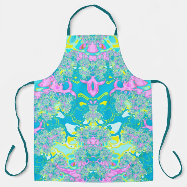 ABSTRAKTES FRAKTAL Multicolored ~ Schürze (Vorderseite)