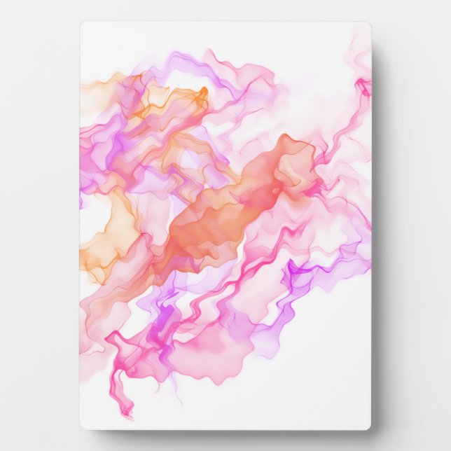 Abstraktes Fraktal rauchen Fotoplatte (Vorderseite)