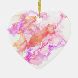 Abstraktes Fraktal rauchen Keramik Ornament