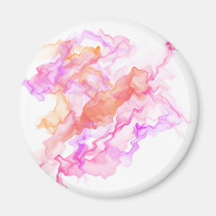 Abstraktes Fraktal rauchen Magnet