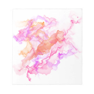 Abstraktes Fraktal rauchen Notizblock