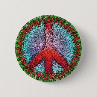 Abstraktes Friedensabkommen Button