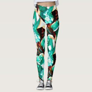 abstraktes Froschpaar Leggings