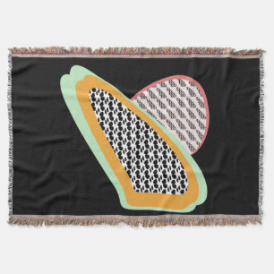 Abstraktes Frucht-Papaya-Dragonfruit-Muster Decke