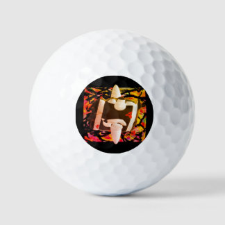 Abstraktes futuristisches Design, moderner Schlüss Golfball