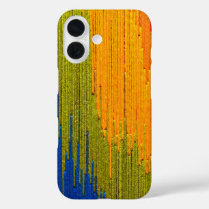 abstraktes Garndesign iPhone 16 Hülle