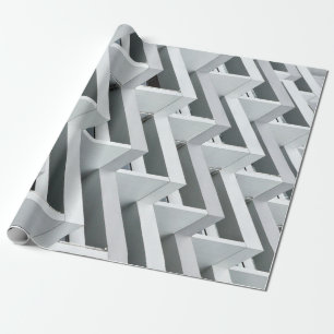 Abstraktes Gebäude Geschenkpapier