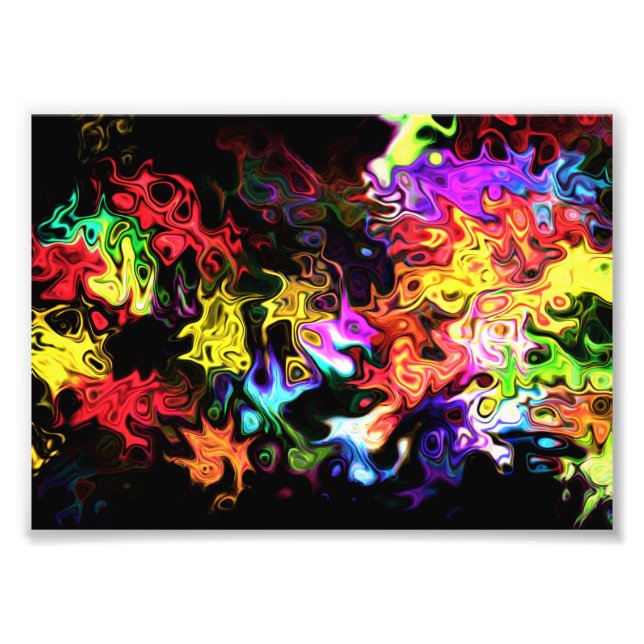 Abstraktes Gefühl bewegen Fotodruck (Vorne)