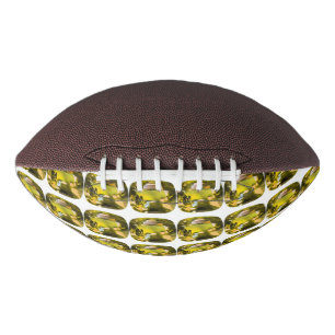 Abstraktes Gelbmuster Football