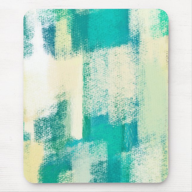 Abstraktes Gemälde | Dynamische Farben Mousepad (Vorne)