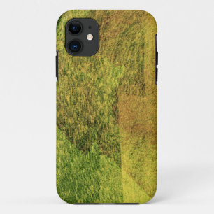 Abstraktes Gemälde in grün-gelb-schwarzem Naturwal Case-Mate iPhone Hülle
