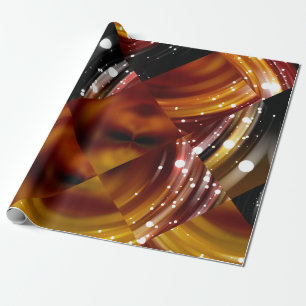 Abstraktes geometrisch mehrfarbiges Mosaik Geschenkpapier