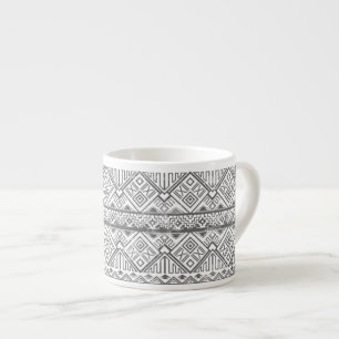 Abstraktes geometrisches Aztekenmuster 2 Espressotasse