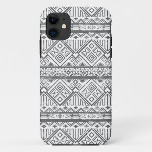 Abstraktes geometrisches aztekisches Muster 2 iPhone 11 Hülle