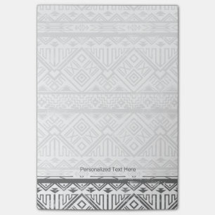 Abstraktes geometrisches aztekisches Muster 2 Post-it Klebezettel