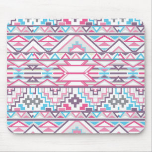 Abstraktes geometrisches aztekisches Muster 3 Mousepad