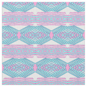 Abstraktes geometrisches boho Muster Stoff
