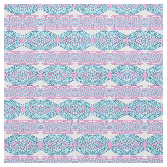 Abstraktes geometrisches boho Muster Stoff (Muster)