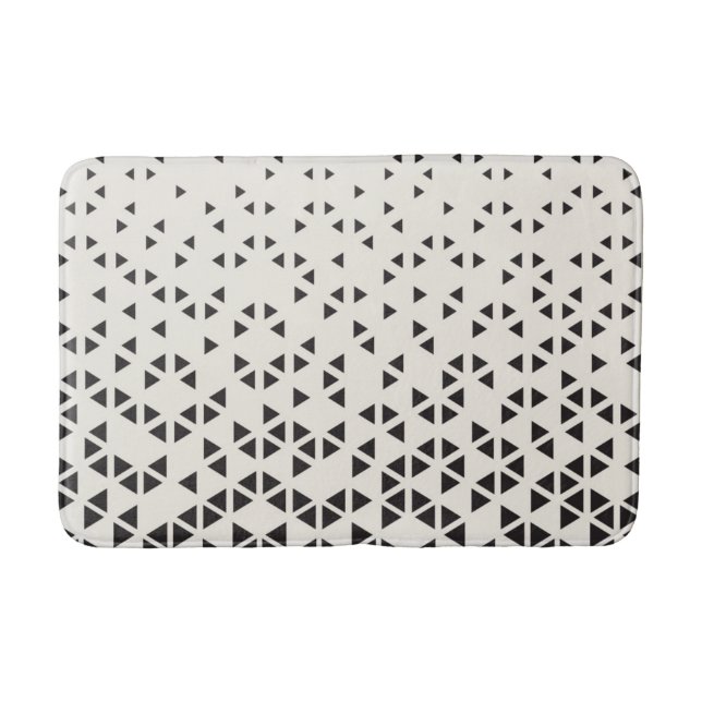 Abstraktes geometrisches Design Badematte (Vorderseite)