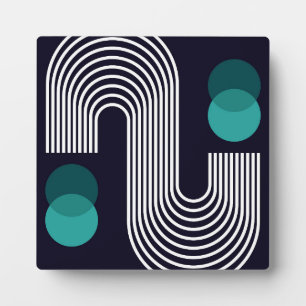 Abstraktes geometrisches Design Fotoplatte