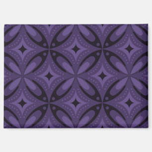 Abstraktes geometrisches Design im Vintage-Stil Magnet