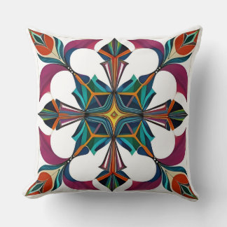 Abstraktes geometrisches Design Kissen