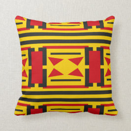 Abstraktes geometrisches Design Kissen