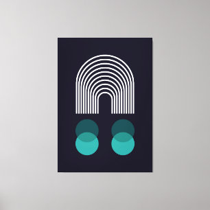Abstraktes geometrisches Design Leinwanddruck