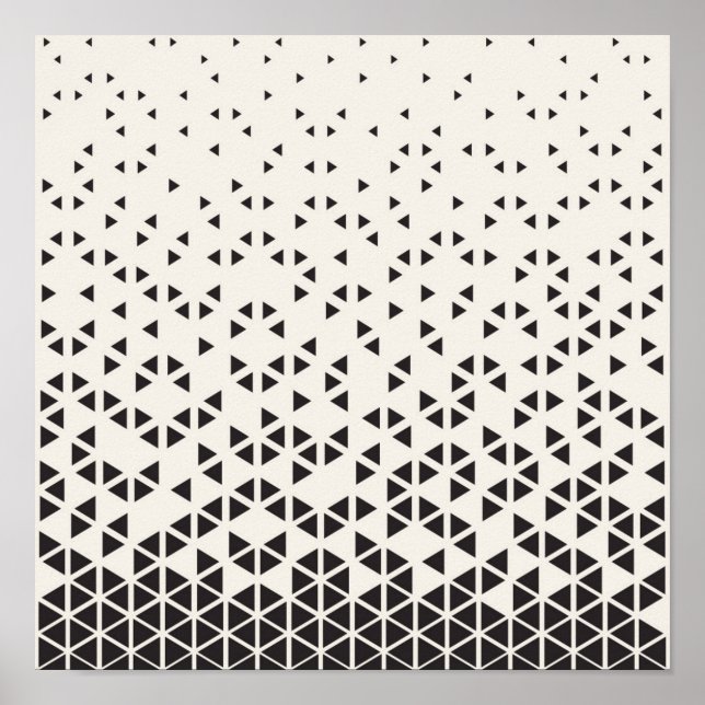 Abstraktes geometrisches Design Poster (Vorne)