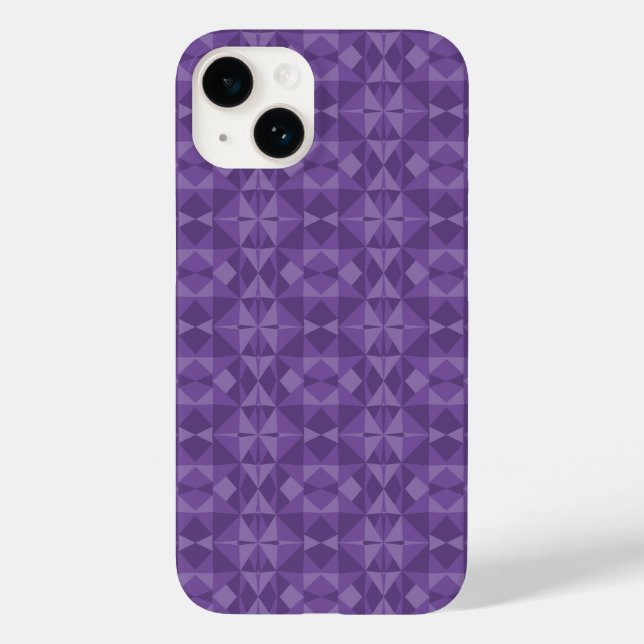 Abstraktes geometrisches Dreieck-Muster Case-Mate iPhone Hülle (Rückseite)