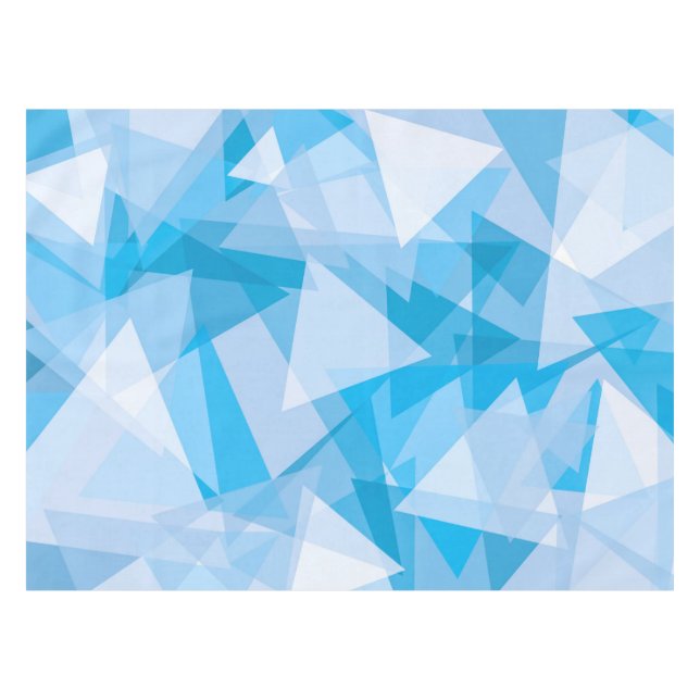 Abstraktes geometrisches Dreieck-Muster | Tischdec Tischdecke (Vorderseite (Horizontal))