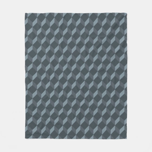 Abstraktes geometrisches Hintergrund-Muster Fleecedecke (Vorderseite)