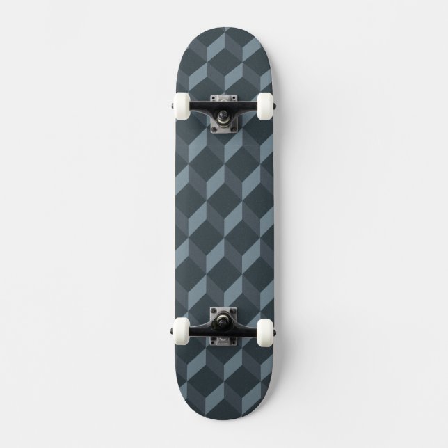 Abstraktes geometrisches Hintergrund-Muster Skateboard (Vorderseite)