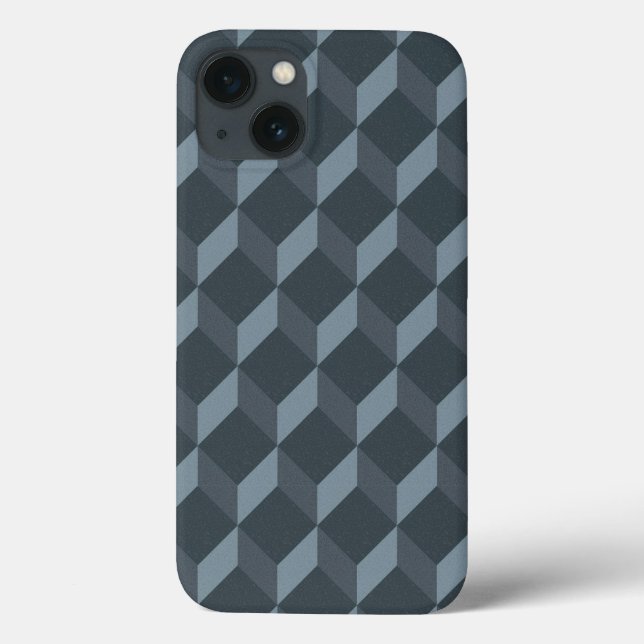 Abstraktes geometrisches Hintergrundmuster Case-Mate iPhone Hülle (Rückseite)