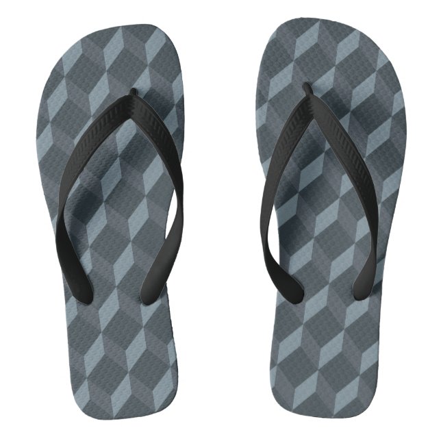 Abstraktes geometrisches Hintergrundmuster Flip Flops (Fußbett)